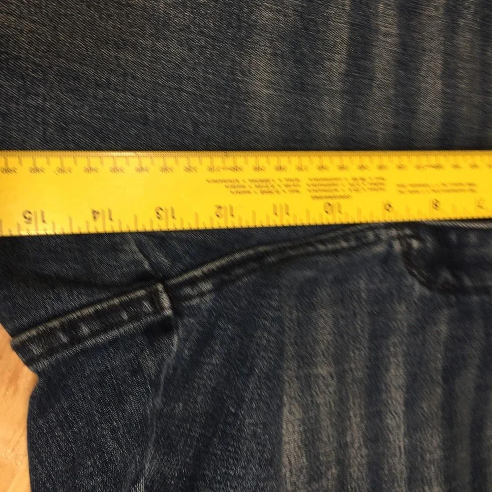 Judy Blue Womens Flare Jeans Raw Hem High Rise 22W Medium Wash Excellent